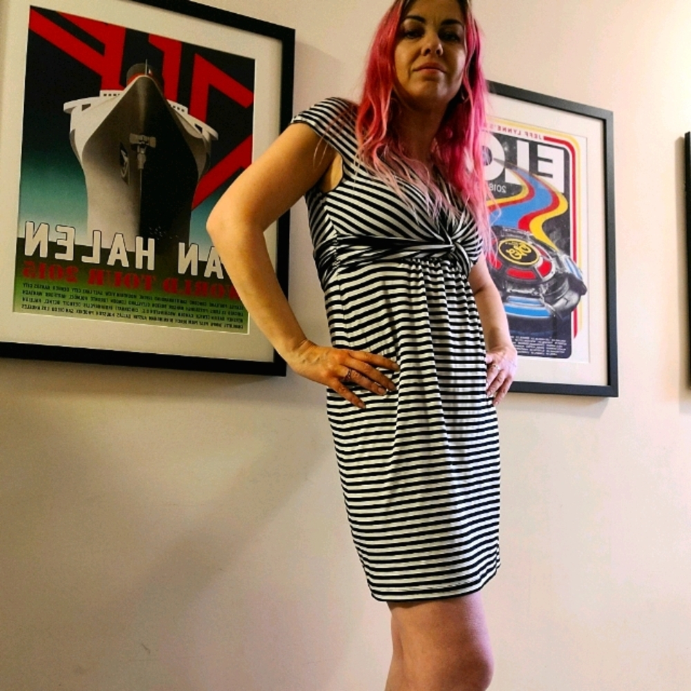 🦇2/$15 Striped dress